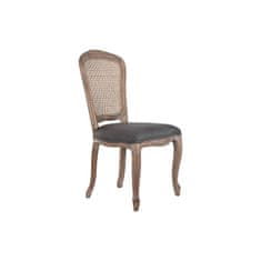 DKD Home Decor Jedilni stol DKD Home Decor Grey Natural 53 x 49 x 95 cm