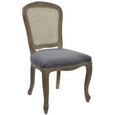DKD Home Decor Jedilni stol DKD Home Decor Grey Natural 53 x 49 x 95 cm
