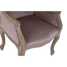 DKD Home Decor Jedilni stol DKD Home Decor Pink Natural 62 x 55 x 100 cm 63,5 x 50 x 102 cm
