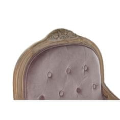 DKD Home Decor Jedilni stol DKD Home Decor Pink Natural 62 x 55 x 100 cm 63,5 x 50 x 102 cm