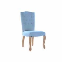 DKD Home Decor Stol DKD Home Decor 51 x 47,5 x 101 cm Naravni gumijasti les Nebo modra