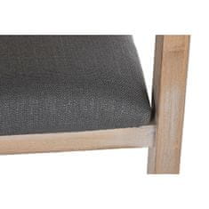 DKD Home Decor Jedilni stol DKD Home Decor Naravna temno siva 59 x 55 x 88 cm