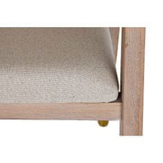 DKD Home Decor Stol z nasloni za roke DKD Home Decor bež rjava jelka plastika 59 x 55 x 88 cm