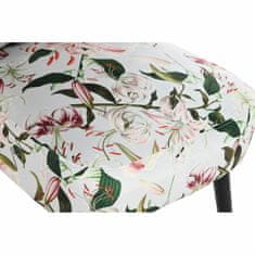 DKD Home Decor Jedilni stol DKD Home Decor 60 x 66 x 77 cm Črna bež roza les (2 enoti)
