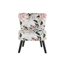 DKD Home Decor Jedilni stol DKD Home Decor 60 x 66 x 77 cm Črna bež roza les (2 enoti)