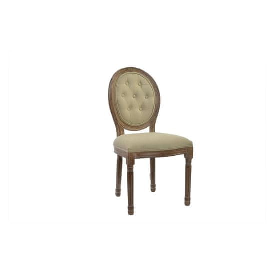 DKD Home Decor Stol DKD Home Decor Bež 48 x 46 x 96 cm Gumijasti les