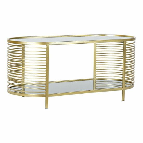 DKD Home Decor Sredinska mizica DKD Home Decor Kovina Kristal 101,5 x 46 x 46 cm