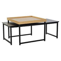 DKD Home Decor Komplet 2 majhnih mizic DKD Home Decor MDF Steel (110 x 48 x 37 cm)