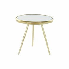 DKD Home Decor Stranska mizica DKD Home Decor Mirror Steel (50 x 50 x 48 cm)