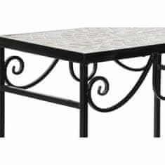 DKD Home Decor Garnitura 2 miz DKD Home Decor Ceramic Black Multicolor Ironwork (2 kosa) (48 x 30 x 58 cm) 