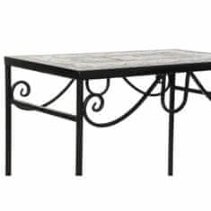 DKD Home Decor Komplet 2 miz DKD Home Decor Črna keramika Ironwork 48 x 30 x 58 cm (2 enoti) 