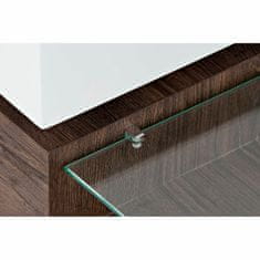 DKD Home Decor Sredinska miza DKD Home Decor 80 x 60 x 38 cm kristalni aluminij MDF les