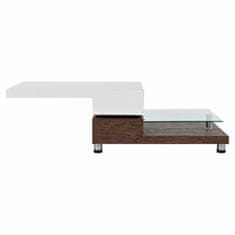 DKD Home Decor Sredinska miza DKD Home Decor 80 x 60 x 38 cm kristalni aluminij MDF les