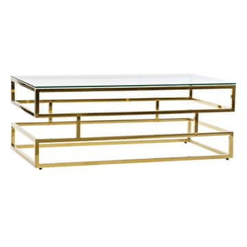 DKD Home Decor Sredinska miza DKD Home Decor Crystal Nerjaveče jeklo (120 x 60 x 45 cm)