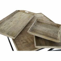 DKD Home Decor Sredinska miza DKD Home Decor Les Kovina 120 x 120 x 55 cm