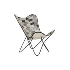 DKD Home Decor Jedilni stol DKD Home Decor bela črna bež siva 74 x 70 x 90 cm