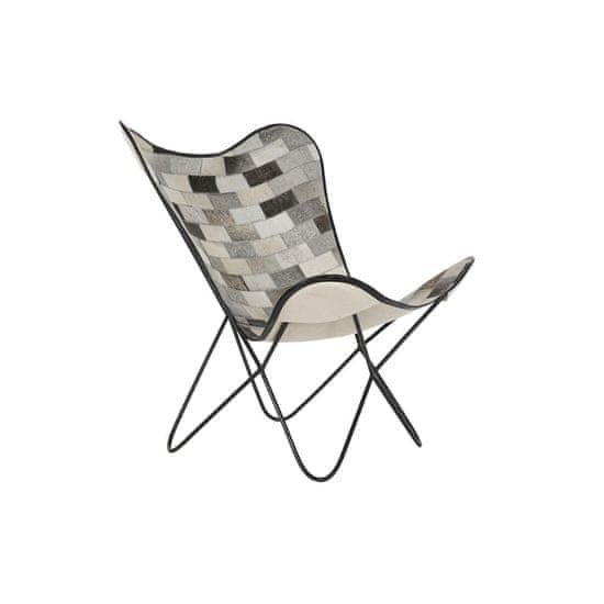 DKD Home Decor Jedilni stol DKD Home Decor bela črna bež siva 74 x 70 x 90 cm