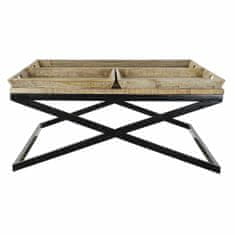 DKD Home Decor Sredinska miza DKD Home Decor Les Kovina 120 x 120 x 55 cm