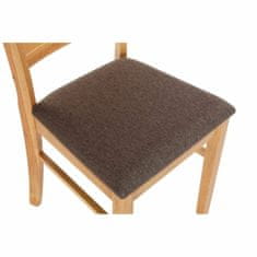 DKD Home Decor Garnitura mize s 6 stoli DKD Home Decor Svetlo rjava Hrast MDF Les (98 cm) (150 x 90 x 74 cm)
