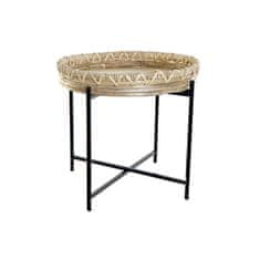 DKD Home Decor Stranska mizica DKD Home Decor Kovinska pletenina (42,5 x 42,5 x 38 cm)