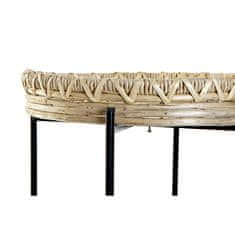 DKD Home Decor Stranska mizica DKD Home Decor Kovinska pletenina (42,5 x 42,5 x 38 cm)