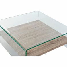 DKD Home Decor Sredinska mizica DKD Home Decor Kaljeno steklo MDF Wood 80 x 80 x 35 cm