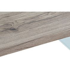 DKD Home Decor Sredinska mizica DKD Home Decor Kaljeno steklo MDF Wood 80 x 80 x 35 cm