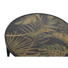 DKD Home Decor Komplet 2 miz DKD Home Decor Fir Black Metal Aluminium 80 x 80 x 35 cm