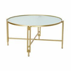 DKD Home Decor Stranska mizica DKD Home Decor Crystal Metal (80 x 80 x 42,5 cm)