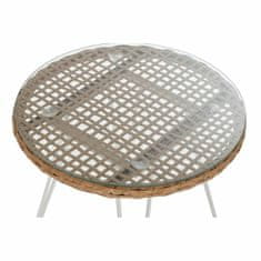 DKD Home Decor Kletka DKD Home Decor Crystal Metal Poliester sintetični ratan Ratan Garden (56 x 57,5 x 82 cm) (3 kosi) 