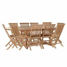 DKD Home Decor Garnitura mize s stoli DKD Home Decor Teak (180 x 120 x 75 cm) 