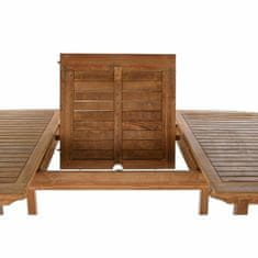 DKD Home Decor Garnitura mize s stoli DKD Home Decor Teak (180 x 120 x 75 cm) 