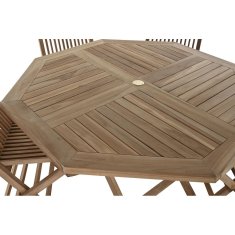 DKD Home Decor Garnitura mize s stoli DKD Home Decor 90 cm 120 x 120 x 75 cm 
