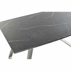 DKD Home Decor Jedilna miza DKD Home Decor črno jeklo MDF les 160 x 90 x 76 cm