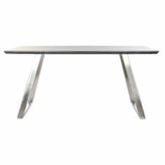 DKD Home Decor Jedilna miza DKD Home Decor črno jeklo MDF les 160 x 90 x 76 cm