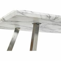 DKD Home Decor Jedilna miza DKD Home Decor Steel White 160 x 90 x 76 cm MDF Wood