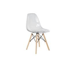 DKD Home Decor Stol DKD Home Decor Transparent Natural 50 x 46 x 83,5 cm