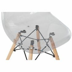 DKD Home Decor Stol DKD Home Decor Transparent Natural 50 x 46 x 83,5 cm