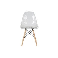 DKD Home Decor Stol DKD Home Decor Transparent Natural 50 x 46 x 83,5 cm