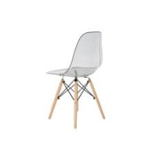 DKD Home Decor Stol DKD Home Decor Transparent Natural 50 x 46 x 83,5 cm
