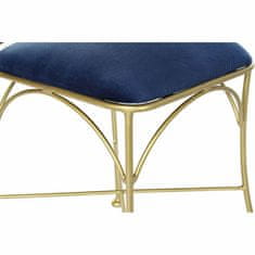 DKD Home Decor Jedilni stol DKD Home Decor Blue Golden 45 x 42 x 88,5 cm