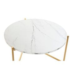 DKD Home Decor Komplet 2 majhnih miz DKD Home Decor 73,5 x 73,5 x 45,56 cm Kovina MDF Les