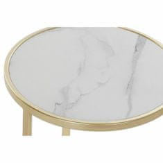 DKD Home Decor Komplet 3 majhnih mizic DKD Home Decor Golden 100 x 40 x 45 cm