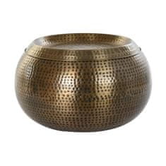 DKD Home Decor Stranska mizica DKD Home Decor Glamour Golden Metal 66 x 66 x 40 cm
