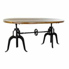 DKD Home Decor Jedilna miza DKD Home Decor Natural Black Metal Mango wood (180 x 100 x 75 cm)