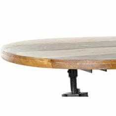 DKD Home Decor Jedilna miza DKD Home Decor Natural Black Metal Mango wood (180 x 100 x 75 cm)
