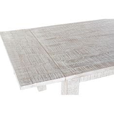 DKD Home Decor Jedilna miza DKD Home Decor 180 x 100 x 77 cm Bela Mango les