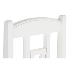 DKD Home Decor Jedilni stol DKD Home Decor 43 x 43 x 99,5 cm Bela