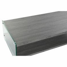DKD Home Decor Sredinska miza DKD Home Decor Siva Transparent Crystal MDF Wood 130 x 65 x 35,5 cm