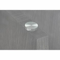 DKD Home Decor Jedilna miza DKD Home Decor Crystal Grey Metal Transparent 160 x 90 x 75 cm 30 x 40 cm MDF Wood